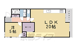 ハイツグレイスメイト 1LDKの間取図画像