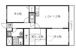 パインフィールド 3LDKの間取図画像