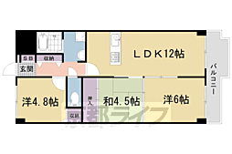 ハイクラスマンション 3LDKの間取図画像