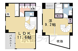 セレス北山 1LDKの間取図画像