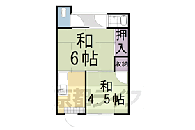 藤栄荘 7 ｜ 京都府京都市西京区御陵南荒木町（賃貸アパート2K・2階・29.41㎡） その2