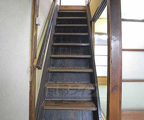 画像10:昔ながらの階段です