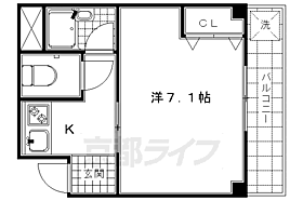 京都府京都市下京区西新屋敷下之町（賃貸マンション1K・2階・20.93㎡） その2