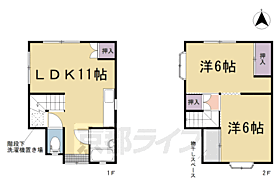 京都府京都市中京区西ノ京樋ノ口町（賃貸一戸建2LDK・--・51.00㎡） その2