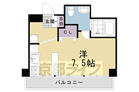 京都府京都市右京区常盤窪町（賃貸マンション1R・6階・22.10㎡） その2