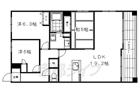 京都府京都市中京区橋浦町（賃貸マンション3LDK・14階・80.57㎡） その2