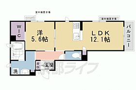 京都府京都市右京区太秦森ケ前町（賃貸マンション1LDK・1階・47.23㎡） その2