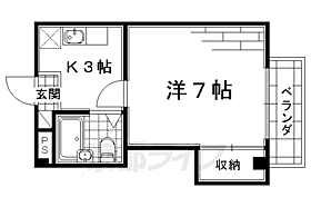 ハウスアルファ 311 ｜ 京都府京都市伏見区深草フチ町（賃貸マンション1K・3階・24.63㎡） その2