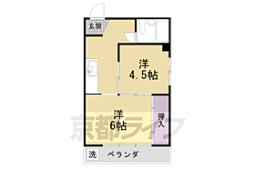 京都府京都市右京区西京極西川町（賃貸マンション2K・4階・32.96㎡） その2