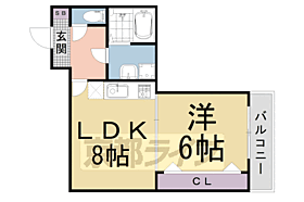 京都府京都市中京区西ノ京池ノ内町（賃貸マンション1LDK・1階・38.85㎡） その2