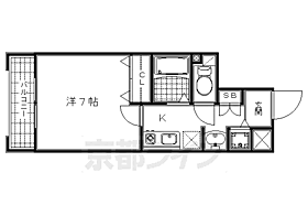 スワンズ京都セントラルシティ 502 ｜ 京都府京都市下京区大工町（賃貸マンション1K・5階・23.41㎡） その2