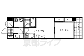 京都府京都市下京区玉本町（賃貸マンション1DK・3階・28.42㎡） その2