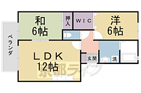 ネオクリエイト横山Ｂ棟 B301 ｜ 京都府長岡京市下海印寺横山（賃貸アパート2LDK・2階・57.00㎡） その2