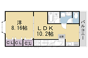 西山ビル 301 ｜ 京都府京都市伏見区深草西浦町7丁目（賃貸マンション1LDK・3階・53.75㎡） その1