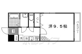 コモン・スペース藤森 302 ｜ 京都府京都市伏見区深草飯食町（賃貸マンション1K・3階・26.54㎡） その1