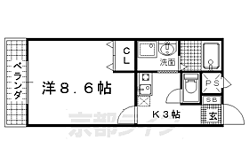 ヴァンガード 203 ｜ 京都府京都市伏見区向島庚申町（賃貸アパート1K・2階・26.49㎡） その2