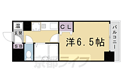 ＬＥＧＡＬ京都河原町 7階1Kの間取り