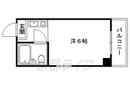 ラ・フェリア ワンルームの間取図画像