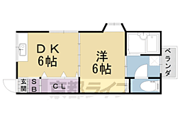 間取図画像 1DK