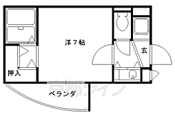 ＤＯＬＣＥ21 2階1Kの間取り