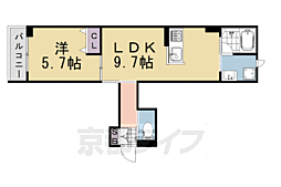 ＴＳＵＭＵＧＩ 2階1LDKの間取り