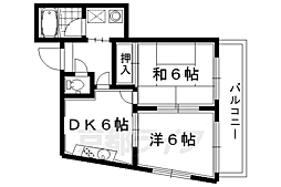 間取図画像 2DK
