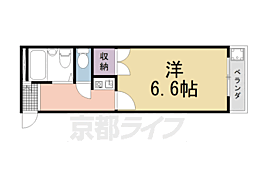 レオパレス久世 1Kの間取図画像