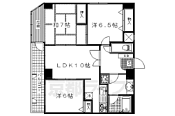 ライオンズマンション京都東堀川 3LDKの間取図画像