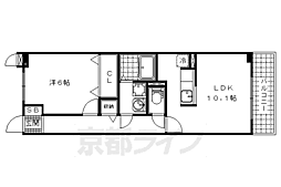 エアリーヒルズ小野 1LDKの間取図画像