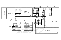 Ohana 2LDKの間取図画像