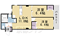 グリーンヒル北山通2階13.8万円