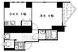 BAUHAUSKITAYAMA 1DKの間取図画像