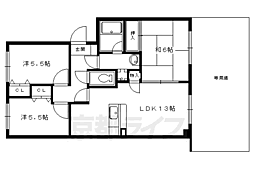 ノールヴァーグ 3LDKの間取図画像