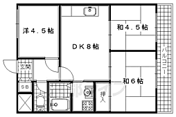 脇田建設ビル 3LDKの間取図画像