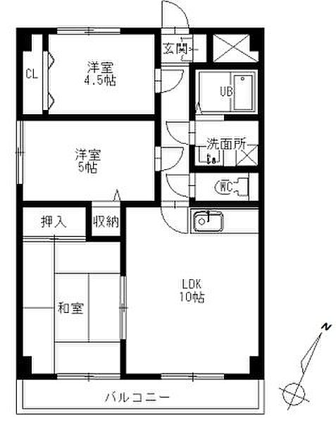 鷹取プレイス ｜広島県福山市草戸町3丁目(賃貸マンション3LDK・5階・56.46㎡)の写真 その2