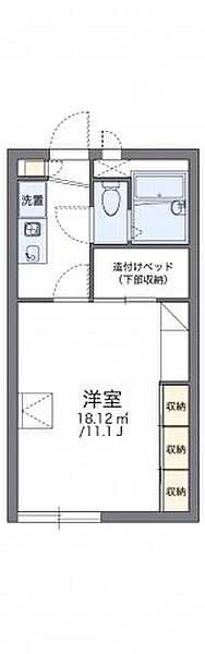 レオパレスサニープレイＢ 201｜広島県福山市曙町4丁目(賃貸アパート1K・2階・26.49㎡)の写真 その2