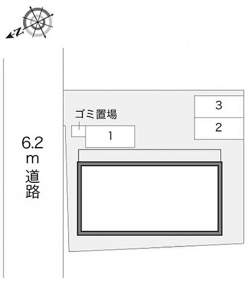 レオパレスエクレール ｜広島県福山市久松台1丁目(賃貸アパート1K・1階・23.72㎡)の写真 その3