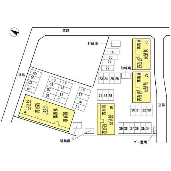 リファルジェント泉　C棟 ｜広島県福山市引野町5丁目(賃貸アパート1LDK・2階・40.20㎡)の写真 その3