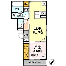 D-residence多治米S  ｜ 広島県福山市多治米町4丁目（賃貸アパート1LDK・1階・40.46㎡） その2