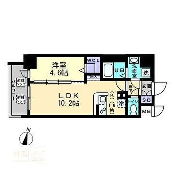 ミラージュパークフロント ｜広島県福山市霞町1丁目(賃貸マンション1LDK・15階・36.96㎡)の写真 その5