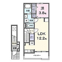 ヴィオラ　マーレ  ｜ 広島県府中市広谷町797番地2（賃貸アパート1LDK・2階・42.56㎡） その2