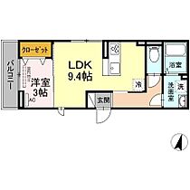 メゾン　ド　シュクレ  ｜ 広島県福山市駅家町大字万能倉（賃貸アパート1LDK・3階・33.78㎡） その2