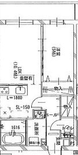 アリビオ 203｜広島県福山市高西町川尻(賃貸マンション1LDK・2階・40.65㎡)の写真 その3