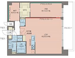 プレジオ新小岩EURO 1SLDKの間取図画像