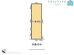 六ッ美南部小学校岡崎市中島西町　全2区画　1号地