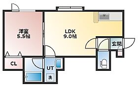 20CP実施中ラ・プリマヴェーラ 101 ｜ 北海道札幌市豊平区中の島一条7丁目2-19（賃貸アパート1LDK・2階・31.51㎡） その2