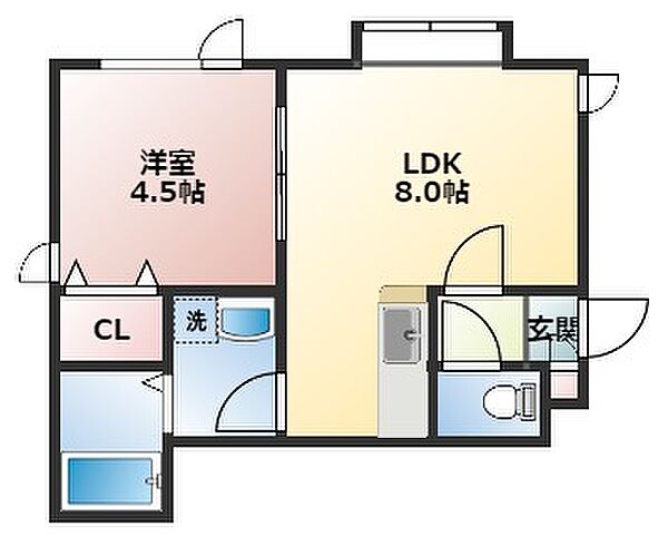 20CP実施中REPLUS（リプラス）北郷 201｜北海道札幌市白石区北郷六条4丁目(賃貸アパート1LDK・3階・29.53㎡)の写真 その2