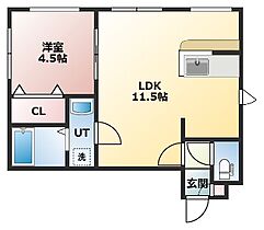 ソシムI 101 ｜ 北海道札幌市東区北二十条東14丁目4-12（賃貸アパート1LDK・2階・35.80㎡） その2