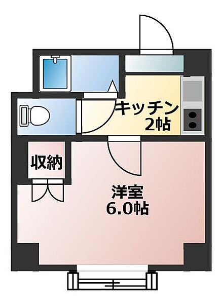 20CP実施中ペントハウス札幌 103｜北海道札幌市中央区南十六条西11丁目(賃貸マンション1K・1階・17.16㎡)の写真 その2