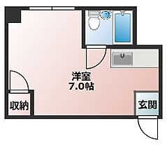 20CP実施中コーポ福田II 306 ｜ 北海道札幌市豊平区中の島二条2丁目6-12（賃貸マンション1R・3階・15.67㎡） その2